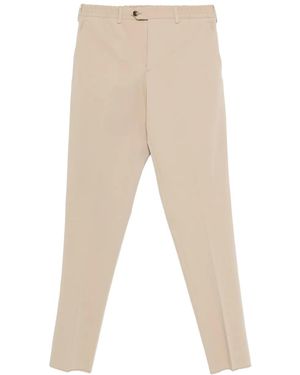 Lardini Pantaloni Con Tasche E Vita Elasticizzata - Neutro