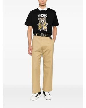 Moschino Teddy Bear Short-Sleeve T-Shirt - Black