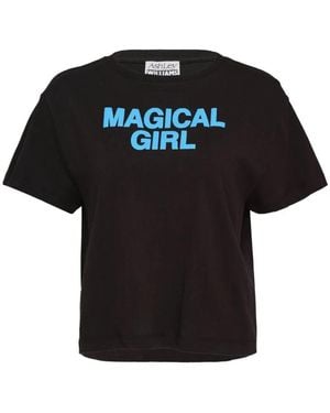 Ashley Williams T-Shirt Crop Magical Girl - Black