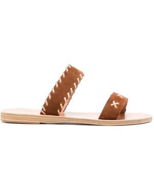 Ancient Greek Sandals Thekla Stitch Sandals - Brown