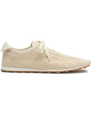 Jacquemus Low-Top Suede Trainers - White