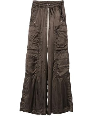 Rick Owens Drawstring Cargo Trousers - Brown
