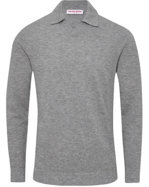 Orlebar Brown Bresson Kaschmirpullover - Grau