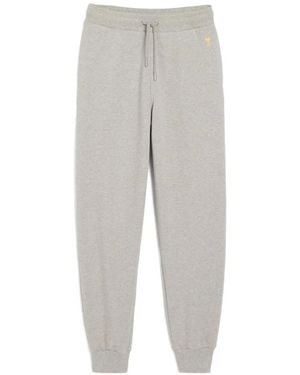 Ami Paris Ami De Coeur Track Pants - Gray