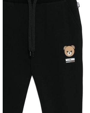 Moschino Logo-Printed Loungewear - Black