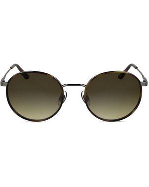 Calvin Klein Round-Frame Sunglasses - Brown