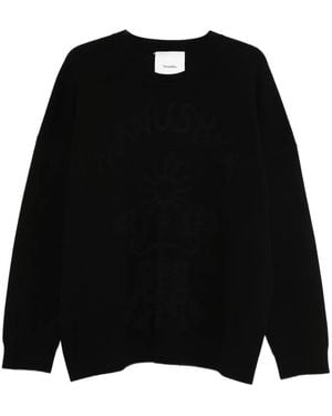 Nanushka Cotton-Blend Sweatshirt - Black