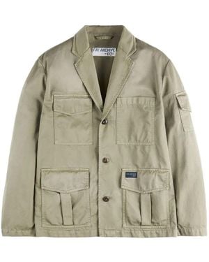 Fay Cotton Jacket - グリーン