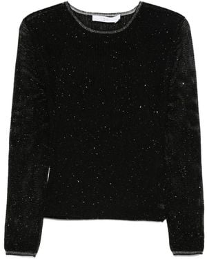 IRO Kerria Glitter-Embellished Jumper - Black