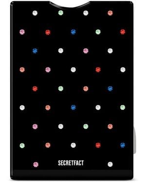 SECRETFACT Swarovski Crystal-Embellished Magsafe Card Pocket - Black