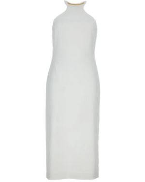 Elisabetta Franchi Midi Dress - White