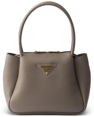 Prada Small Leather Handbag - Brown