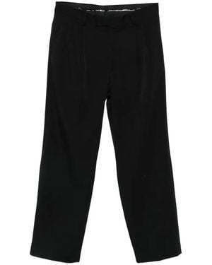 KARL LAGERFELD Pleated-Design Trousers - Black