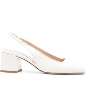 Anna F. 60Mm 1839 Slingback Court Shoes - White