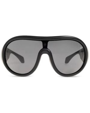 Moncler Oval-Frame Sunglasses - Grey