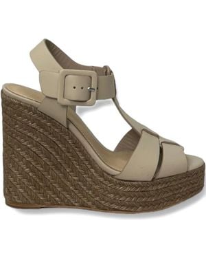 Paloma Barceló Alison Platform Sandals - Natural