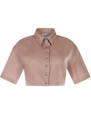 Mia Peculiar Hemd Mit Wellendetail - Pink