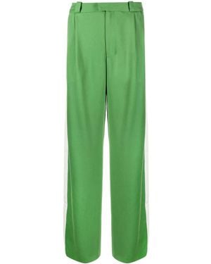 Ahluwalia Wide-Leg Tailores Trousers - Green