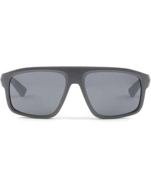 Prada Linea Rossa Rectangle-Frame Sunglasses - Grey
