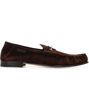 Tom Ford Leather Loafers - White