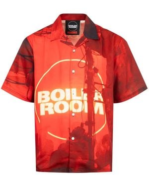 Pleasures Venue Button-Up Shirt - Red