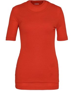 Jil Sander Layered Short-Sleeve Top
