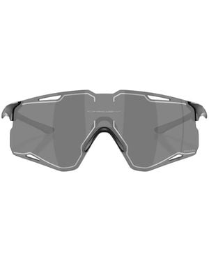 Oakley Cybr Lightning Geometric-Frame Sunglasses - Grey