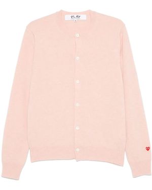 COMME DES GARÇONS PLAY Red Heart カーディガン - ピンク