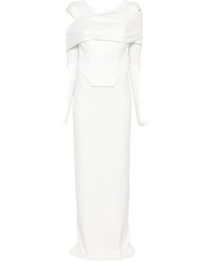 Solace London Crawford Maxi Dress - White