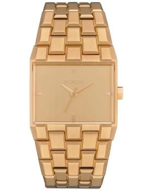 Nixon Ticket Rectangular 34Mm Watch - Metallic