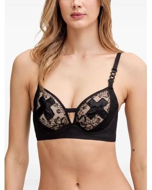 Chantelle Bh Mit Spitzeneinsätzen - Schwarz
