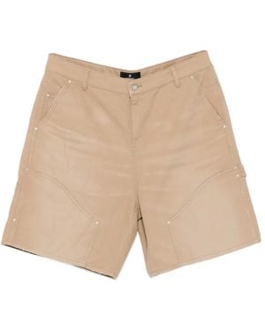 Represent Carpenter Paneled Shorts - Natural