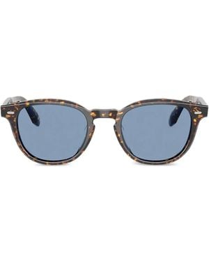 Oliver Peoples N.09 Sun Tortoiseshell Sunglasses - Blue