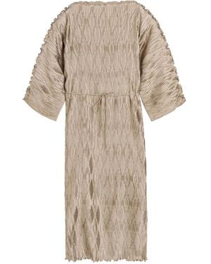 By Malene Birger Tralaido Maxikleid Mit Falten - Natur