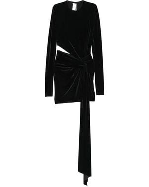Amazuìn Anouk Velvet Cut-Out Mini Dress - Black