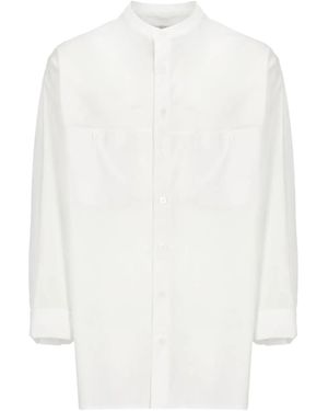 Yohji Yamamoto Crew-Neck Shirt - White