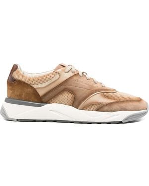 Santoni Innova Perforated Sneakers - Brown