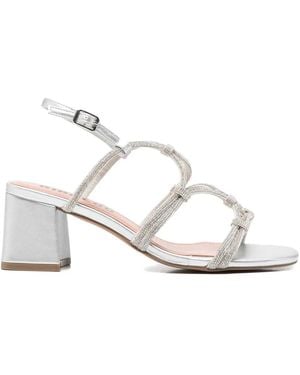 Bibi Lou Quail Sandals - White