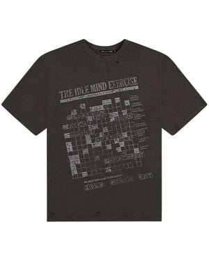 Boredom Kills Graphic-Print Distressed T-Shirt - Black