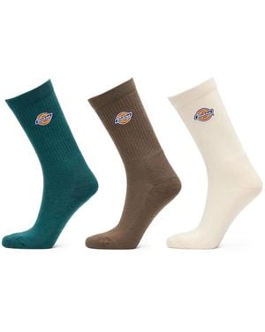 Dickies Valley Grove Socks (Pack Of Three) - Blue