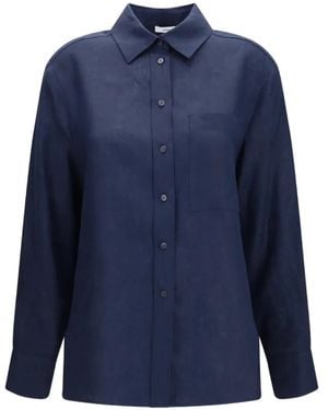 Lardini Button Pocket Shirt - Blue