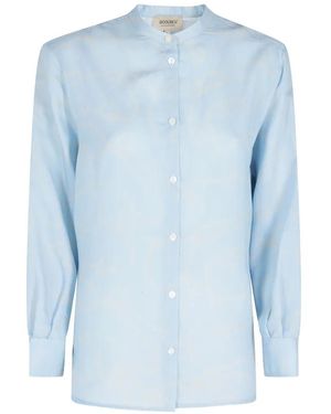 Woolrich Camisa Con Cuerda Estampada - Azul