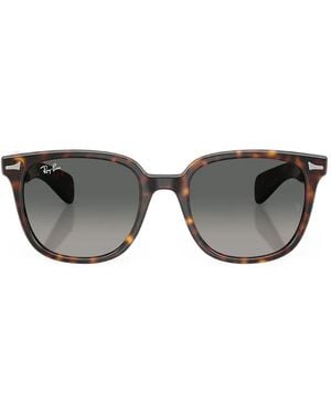 Ray-Ban Brunel Ii Square-Frame Sunglasses - Grey