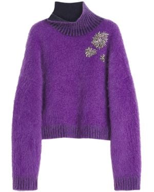 Lanvin ブラッシュド セーター - パープル