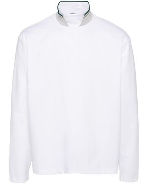 Kolor Stand-Up Collar T-Shirt - White