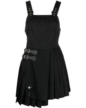 Charles Jeffrey Jacquard-Minikleid - Schwarz