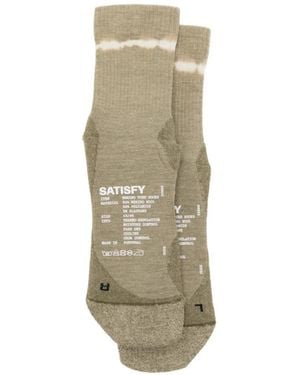 Satisfy Tie-Dye Effect Socks - Natural