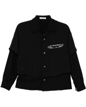 Undercover Layered Shirt - Black