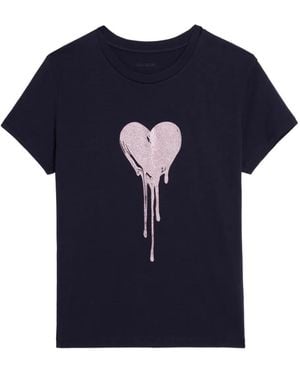 Zadig & Voltaire Walk Embellished T-Shirt - Blue
