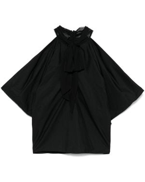 Giambattista Valli Draped Blouse - Black